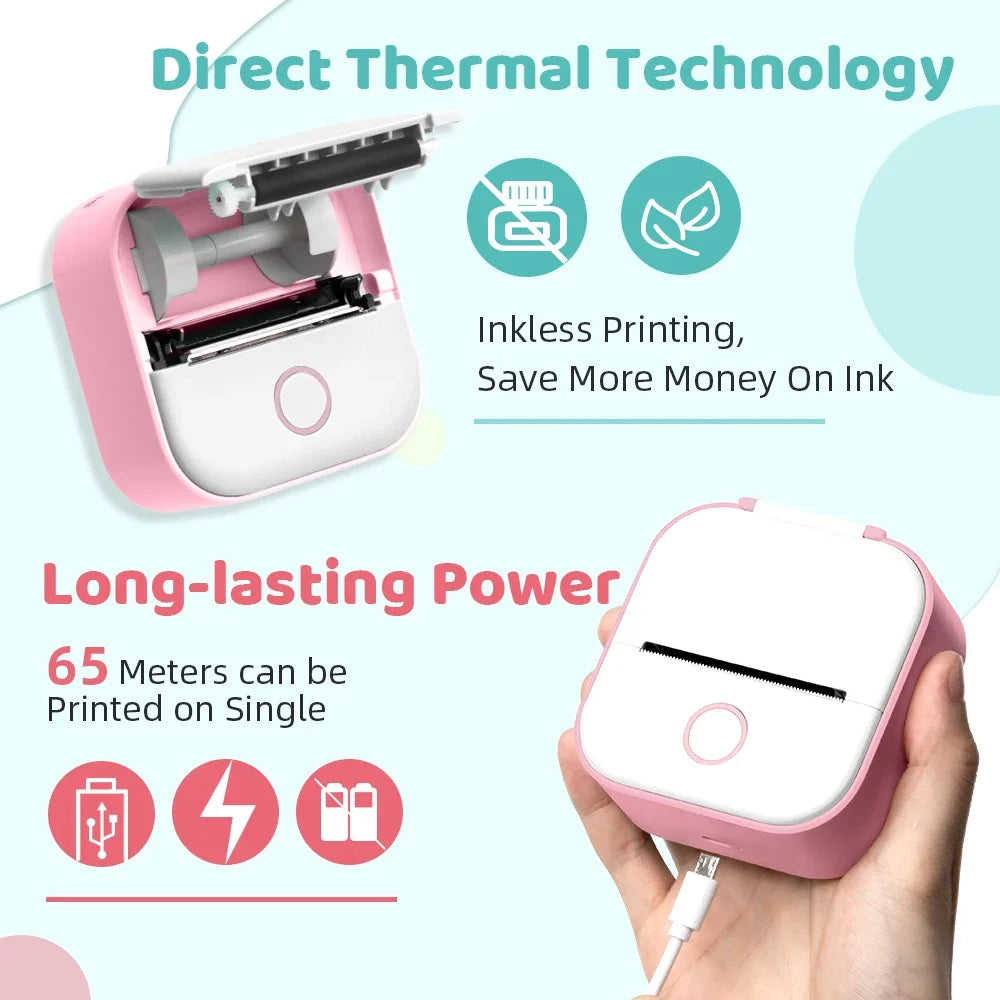 Inkless Mini Printer